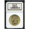 Image 3 : 1857-S $20 MS62 NGC.