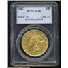 Image 3 : 1862 $20 AU50 PCGS.
