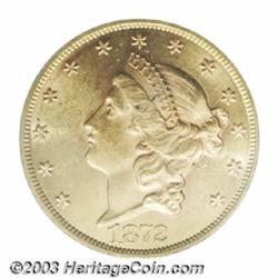 1872 $20 MS61 PCGS.
