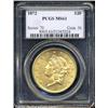 Image 3 : 1872 $20 MS61 PCGS.