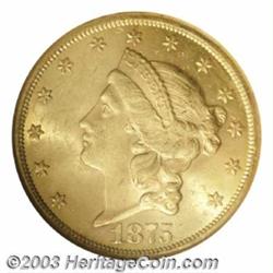 1875-CC $20 MS63 NGC.