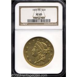 1876-CC $20 XF45 NGC.