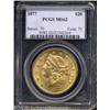 Image 1 : 1877 $20 MS62 PCGS.