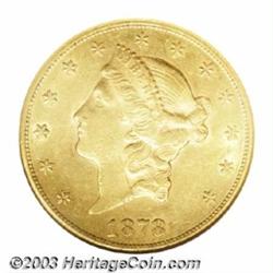 1878-CC $20 AU55 NGC.