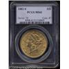 Image 1 : 1882-S $20 MS61 PCGS.