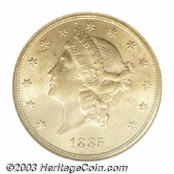 1885-S $20 MS63 NGC.