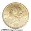Image 1 : 1885-S $20 MS63 NGC.