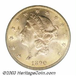 1890-S $20 MS64 PCGS.