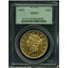 Image 3 : 1892 $20 MS60 PCGS.
