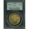 Image 3 : 1892-CC $20 MS61 PCGS.