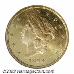 1892-S $20 MS64 NGC.