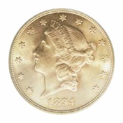 1894-S $20 MS64 PCGS.