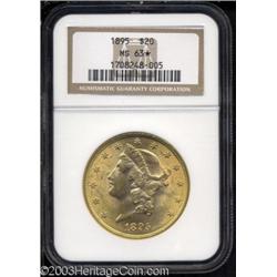 1895 $20 MS63  NGC.