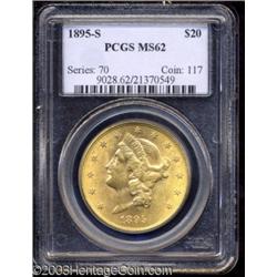 1895-S $20 MS62 PCGS.