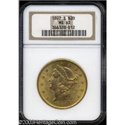 1897-S $20 MS63 NGC.