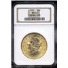 Image 1 : 1899 $20 MS64 NGC.