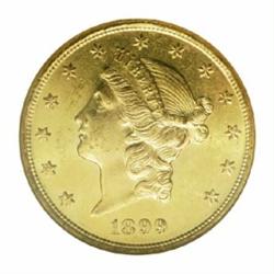 1899-S $20 MS64 NGC.