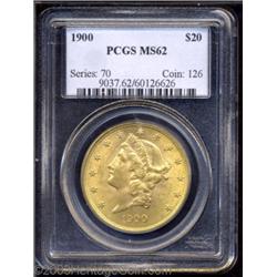 1900 $20 MS62 PCGS.
