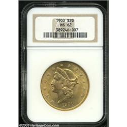1900 $20 MS62 NGC.