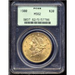 1900 $20 MS62 PCGS.