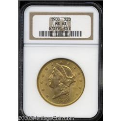1900 $20 MS63 NGC.