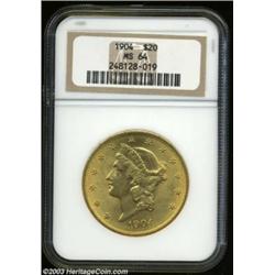 1904 $20 MS64 NGC.