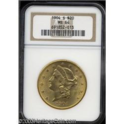 1904-S $20 MS64 NGC.