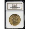 Image 1 : 1904-S $20 MS64 NGC.