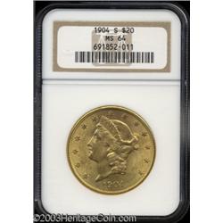 1904-S $20 MS64 NGC.