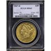Image 1 : 1907-D $20 MS63 PCGS.