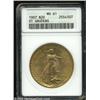Image 1 : 1907 $20 Arabic Numerals MS61 ANACS.