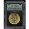 Image 1 : 1908 $20 No Motto MS63 ICG.
