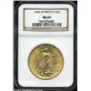 Image 3 : 1908 $20 No Motto MS66 NGC.