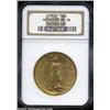 Image 3 : 1908 $20 No Motto MS66 NGC.