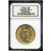 Image 3 : 1908 $20 No Motto MS66 NGC.