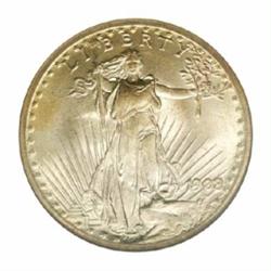 1908 $20 No Motto MS66 NGC.