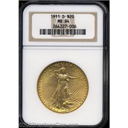 1911-D $20 MS64 NGC.