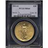 Image 1 : 1911-S $20 MS64 PCGS.