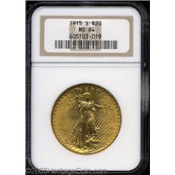 1915-S $20 MS64 NGC.