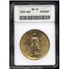 Image 1 : 1923 $20 MS61 ANACS.