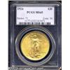 Image 1 : 1924 $20 MS65 PCGS.