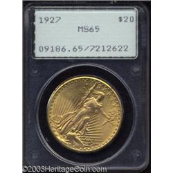 1927 $20 MS65 PCGS.
