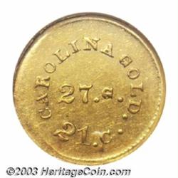 (1842-52) G$1 A.Bechtler Dollar, 27G. 21C. MS62 NGC.