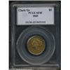 Image 3 : 1860 $5 Clark, Gruber &amp; Co. Five Dollar XF45 PCGS.