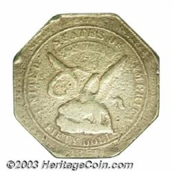 1851 $50 RE Humbert Fifty Dollar, 887 Thous. VF20 Details, Damaged, NCS.