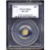 Image 1 : 1874 50C Liberty Octagonal 50 Cents, BG-929, High R.6, MS62 PCGS.
