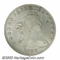 1799 $1--Cleaned--ANACS. AU Details, Net XF40.