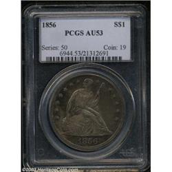 1856 $1 AU53 PCGS.