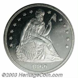 1860 $1 PR65 Ultra Cameo NGC.