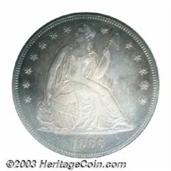 1866 $1 PR64 PCGS.